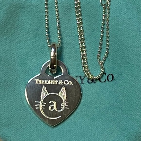 Japan Limited Heart Tag Charm Necklace 